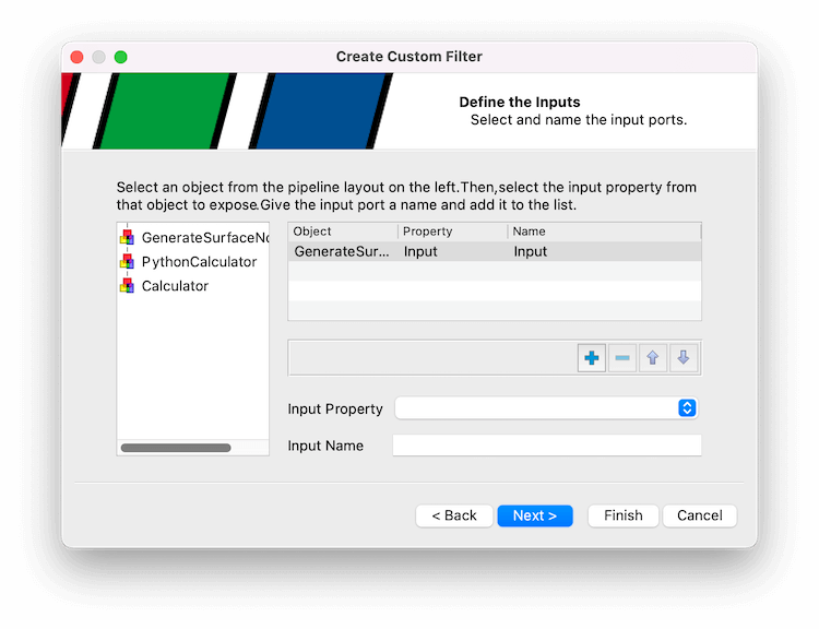 Creating a Custom Filter in ParaView - Choosing your inputs